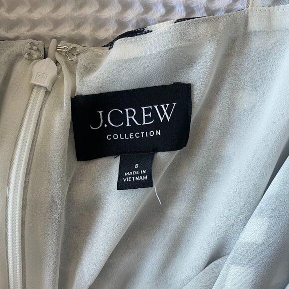 J. Crew Collection tie-neck cap-sleeve maxi dress in gingham, Size 8 - Picture 5 of 6